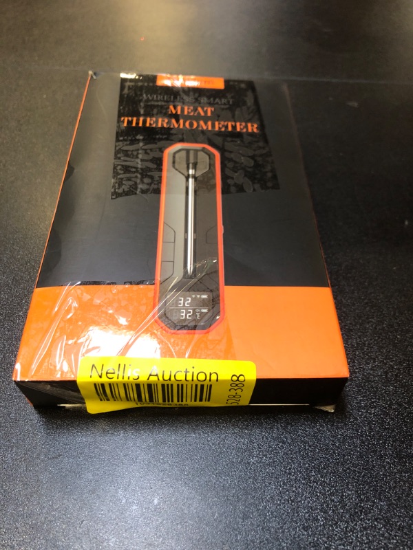 Photo 1 of Wireless Meat Thermometer – Digital Cooking Thermometer with Wireless Probe – 500Ft Remote Range Food Thermometer – with iOS & Android Read App -Preprogrammed Temperatures for BBQ, Oven, Grill