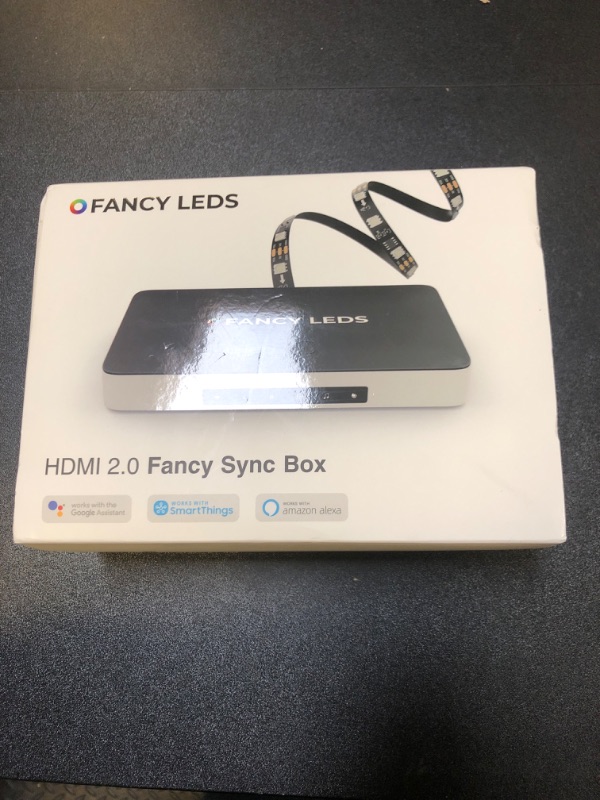 Photo 1 of Fancy Sync Box Ambient TV Backlighting Syncing Box HDMI 2.0 All TV Sizes Fancyleds (70" to 90")