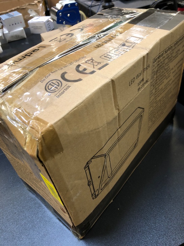 Photo 1 of LEDMO LED Wall Pack Light Repalces 800W HPS/HID Light Dusk to Dawn Lights 120W Outdoor Security Flood Lights 5000K Commercial and Industrial Lighting for Buildings,Warehouses, Parking Lots,Yard