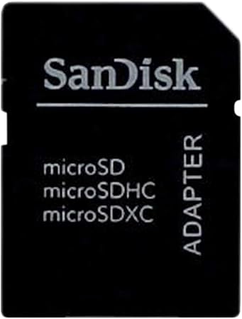 Photo 1 of 2 PK SanDisk MicroSD to SD Memory Card Adapter , Black