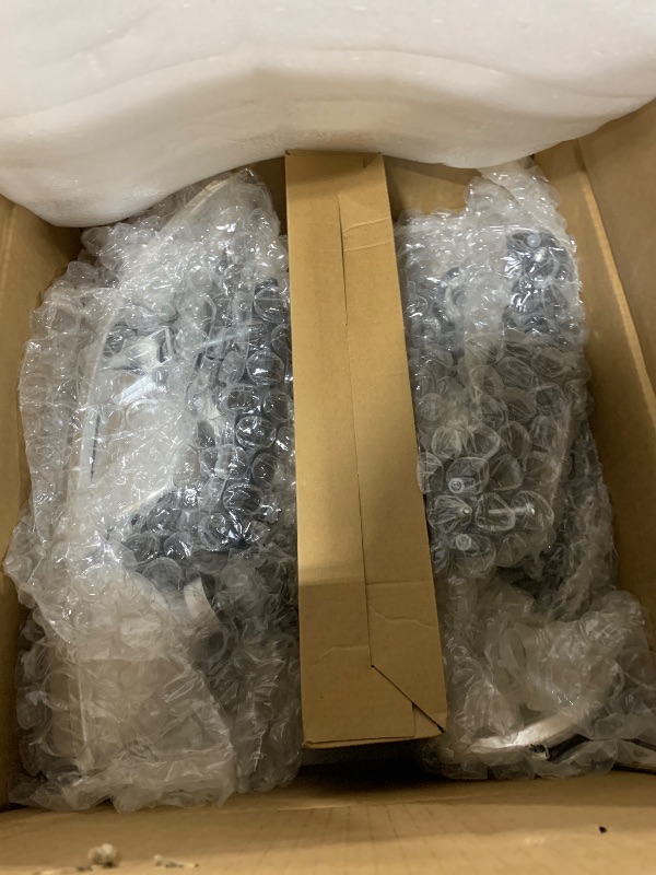 Photo 1 of Chrome Amber Headlight Assembly Compatible with 1999 2000 2001 2002 2003 2004 2005 2006 GMC Sierra 1500 2500 + 2000-2006 GMC Yukon