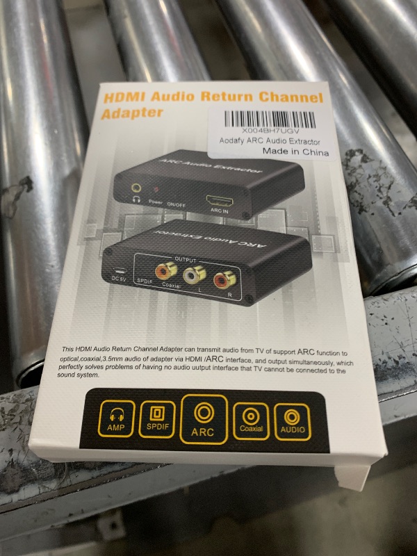 Photo 1 of Aodafy HDMI ARC to Optical Audio Adapter, ARC Audio Extractor to Optical SPDIF Coaxial 3.5mm L/R RCA Stereo Sound Extractor, ARC Audio Converter, for TV to Non-ARC Sound System Speaker Amplifier