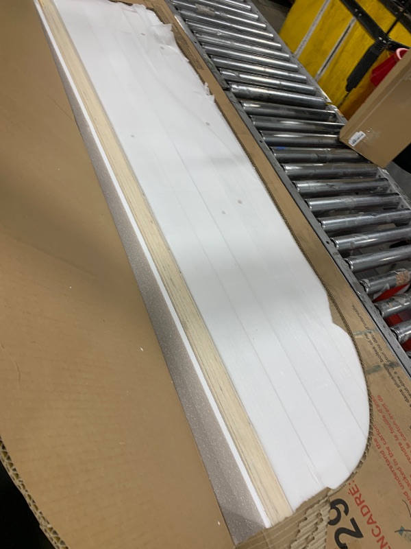 Photo 1 of Merax Wood Loft Bed with Desk and Shelves : Full Size Loft Bed with 4-Storage Shelves and Under-Bed Desk,Solid Wood Bed, Full Size,White Color