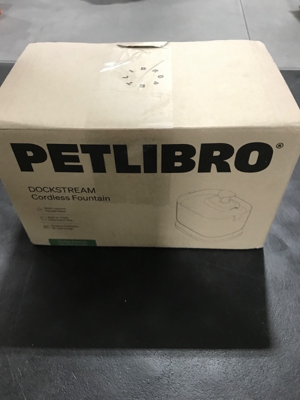 Photo 1 of PETLIBRO Cat Water Fountain,Wireless Pet Fountain Battery Operated,2.5L/84oz Dockstream Automatic Dog Water Dispenser for Drinking with Quiet Pump Inside Stainless Steel Tray Easy Clean BPA-Free