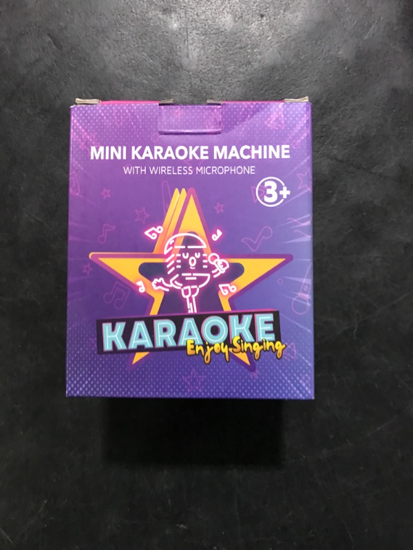 Photo 1 of YLL Mini Karaoke Machine for Kids Adults, Portable Bluetooth Speaker with 2 Wireless Microphones,Toys Birthday Gifts for Girls 4, 5, 6, 7, 8, 9, 10, 11, 12+ Years Old Toddler Teens(White)