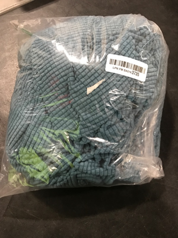 Photo 1 of Stretch Armless Futon Cover Futon Slipcover Full Queen Size Futon Couch Cover Futon Sofa Cover Futon Bed Cover Furniture Protector with Elastic Bottom, Checked Pattern Jacquard (Futon, Storm Blue)