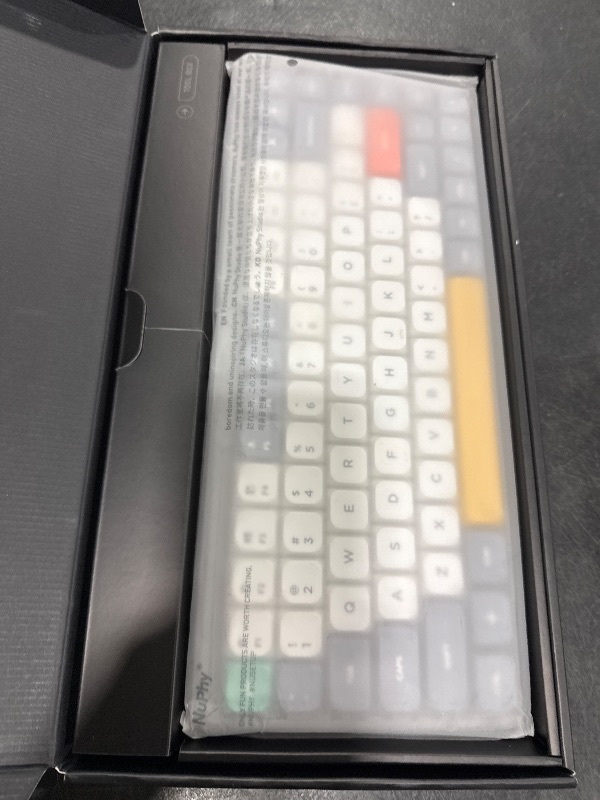 Photo 1 of nuphy Air75 V2 Portable 75% Mechanical Keyboard,Wireless Keyboard,Supports Bluetooth/2.4G/USB-C RGB Bluetooth Keyboards,Compatible with Windows/Mac OS/Linux Systems Grey-Gateron Red Switch