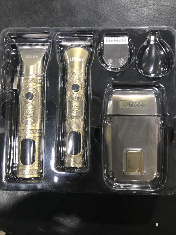 Photo 1 of Ufree Beard Trimmer, Hair Clippers Mens Shaver Electric Razor, Hair Trimmer for Men Cordless Barber Clippers and Trimmers Set, Hair Cutting Kit for Men Grooming Gifts