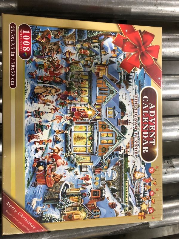 2024 Jigsaw Puzzle Advent Calendar For Adult And Kids,Christmas 24 Box