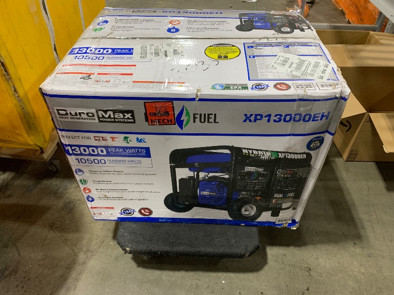 Photo 4 of DuroMax XP13000EH 13,000 Watt Portable Dual Fuel Gas Propane Generator