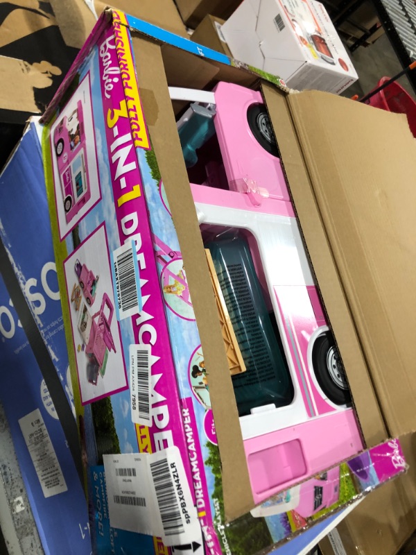 Photo 2 of Mattel  Barbie 3-in-1 DreamCamper Vehicle & Accessories