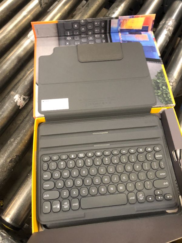 Photo 1 of ZAGG Pro Keys Detachable Case & Wireless Keyboard for Apple iPad 10.2" (Gen 9, 8, 7) - Bluetooth Pairing, Backlit Laptop-Style Keys, Apple Pencil Holder, 6.6ft Drop Protection, Black
