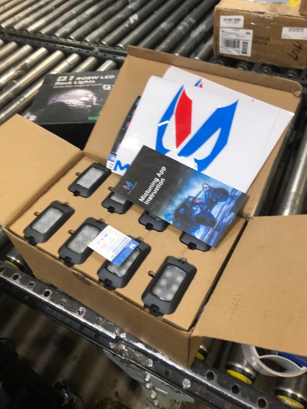 Photo 1 of MICTUNING Q1 RGBW LED Rock Lights, 16 Pods Pure Color Underglow Neon Multicolor Lighting with Wiring Switch Kit, Bluetooth Controller, Remote Control, Music Mode for Trucks Car ATV UTV Golf Cart