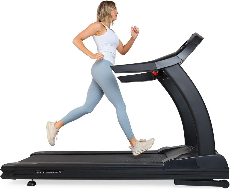 Photo 1 of 3G Cardio Elite Runner X Treadmill - Commercial Grade - FreeSync FTMS Bluetooth Connectivity - 4.0 HP - Large Ortho Flex Shock Suspension System Deck - Marathon Training - 400 lb Capacity
