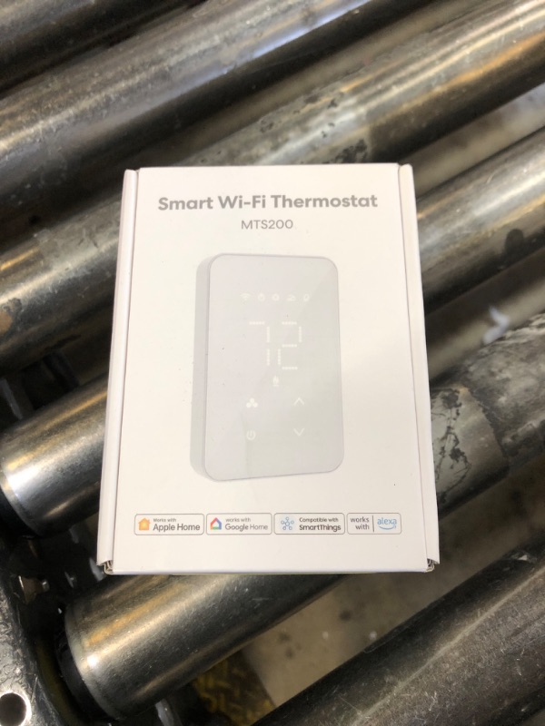 Photo 1 of meross Smart Thermostat for Electric Baseboard and in-Wall Heaters Work with Apple Home, Alexa, Google Home and SmartThings, with Voice & Remote Control, Power Monitor, Easy Setup, Energy Saving