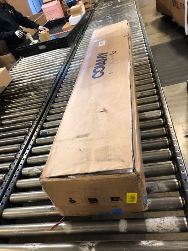 View 3 of COLAMY 12 Inch Wood Platform Bed Frame?Sturdy Queen Size Bed Frame with Wood Slat Support, No Box Spring Needed, Easy Assembly, Rustic Pine