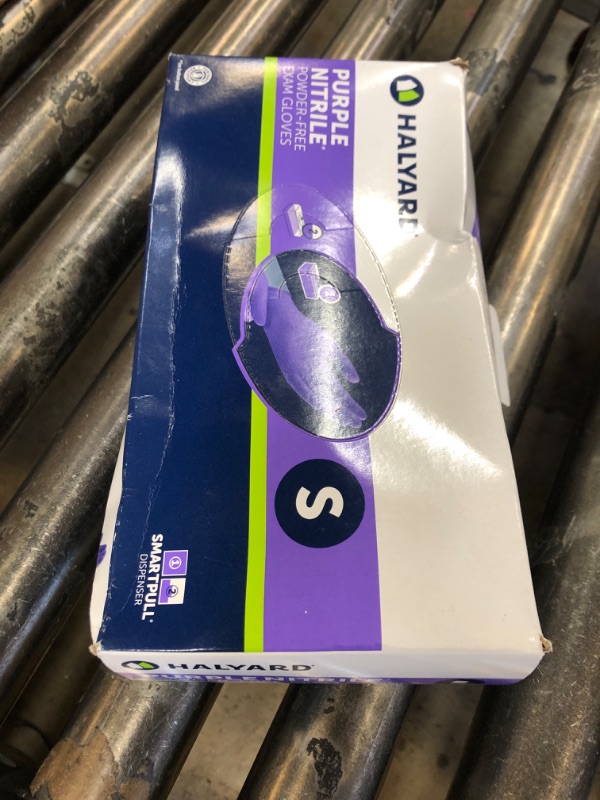 Photo 2 of Kimtech Purple Nitrile Exam Gloves, Ambidextrous, Small, 100 Gloves per Box