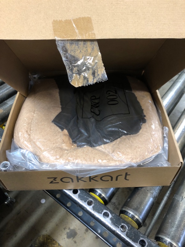 Photo 1 of Zakkart Foldable Cat Hammock for Window - Cordless, Embeded Machine Washable Bed, Robust Metal Frame - Cat Window Perch for Large Cats and Kitten (Brown Bolster Bed, Medium)