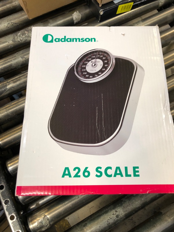 Photo 2 of Adamson A26 Scales for Body Weight - New 2024 - Up to 350 lb Anti-Skid Rubber Surface Extra Large Numbers - High Precision Bathroom Scale Analog - Durable with 20-Year Warranty