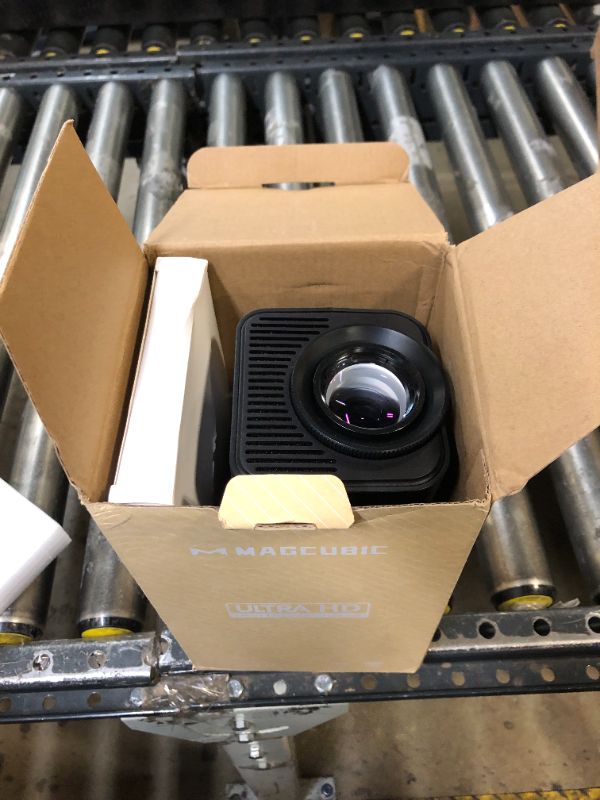 Photo 1 of Portable Mini Projector with WiFi 6 and Bluetooth, Magcubic Native 1080P Auto Focus Smart Video Projector Support 4K, Outdoor Movie Projector Short Throw Home Theater Projector with Android 11