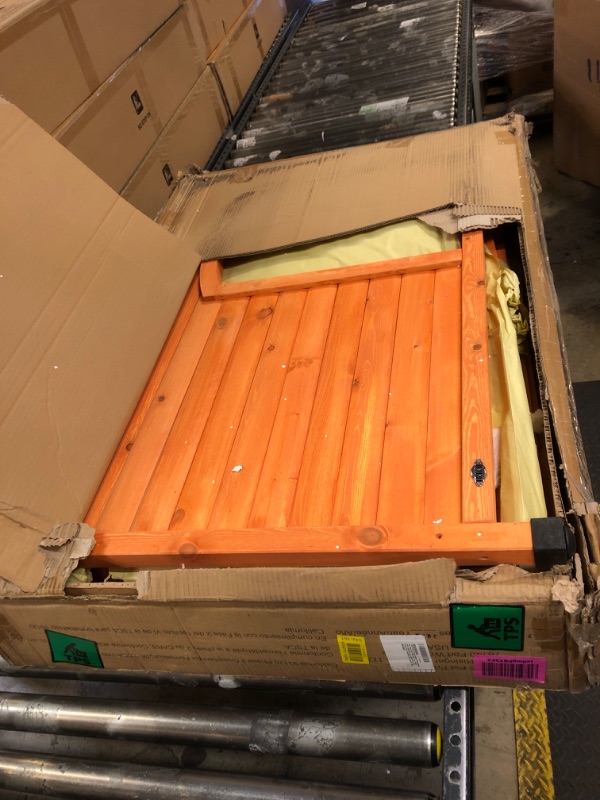 Photo 1 of TRIXIE Natura Classic Insulated Weatherproof Dog House with Plastic Door Flap, Hinged Roof, Adjustable Legs, Largeoor Flap, Flat Hinged Roof, Adjustable Legs, Brown, Large