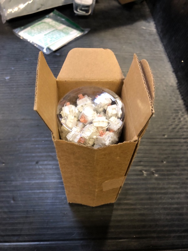 Photo 1 of Holy Panda Mechanical Keyboard Switch, 3Pin Pre Lubed, 67g Extended Spring, Enhance Tactile Plate Mounted MX Switch(100 Pack)