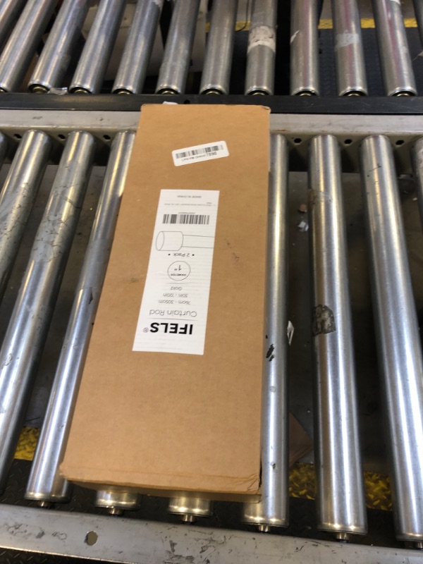 Photo 1 of IFELS 2 Pack Heavy Duty Curtain Rods for Windows 66 to 120 Inch, 1 Inch Gold Curtain Rods Set of 2 Pack for Outdoor, Farmhouse, Bedroom, Adjustable Easy Install Curtain Rods (A2,Gold,30"-120"-2Pack)