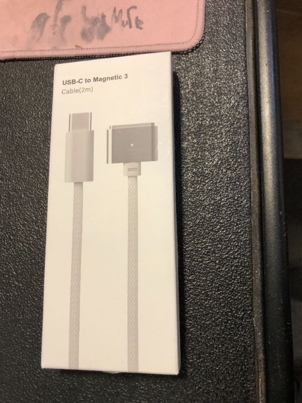 Photo 2 of 140W USB-C to Magnetic 3 Cable, Compatible with MacBook Pro 2021 M1 Pro & Max Chip 14" 16", MacBook Air 2022 2023 M2, MacBook Pro 2023 M2 Pro & Max Chip 14" 16", Safe 3 Cable for MacBook - 6.6ft