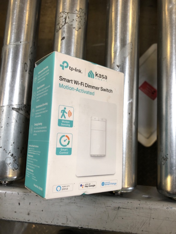 Photo 1 of Kasa Smart Motion Sensor Switch, Dimmer Light Switch, Single Pole, Needs Neutral Wire, 2.4GHz Wi-Fi, Compatible with Alexa & Google Assistant, UL Certified, No Hub Required(ES20M) White 1-Pack