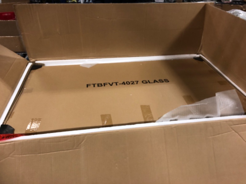 Photo 1 of DWVO Vanity with LED-Lit Mirror & Electrical Socket, Cosmetic Vanity Station with 11 Compartments and Magnifier, 46'' Dressing Table with Seating Storage for Bedroom