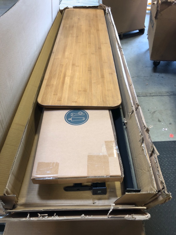 Photo 1 of ZINUS Olivia Metal and Bamboo Platform Bed Frame, No Box Spring Needed, Wood Slat Support, Easy Assembly, Full