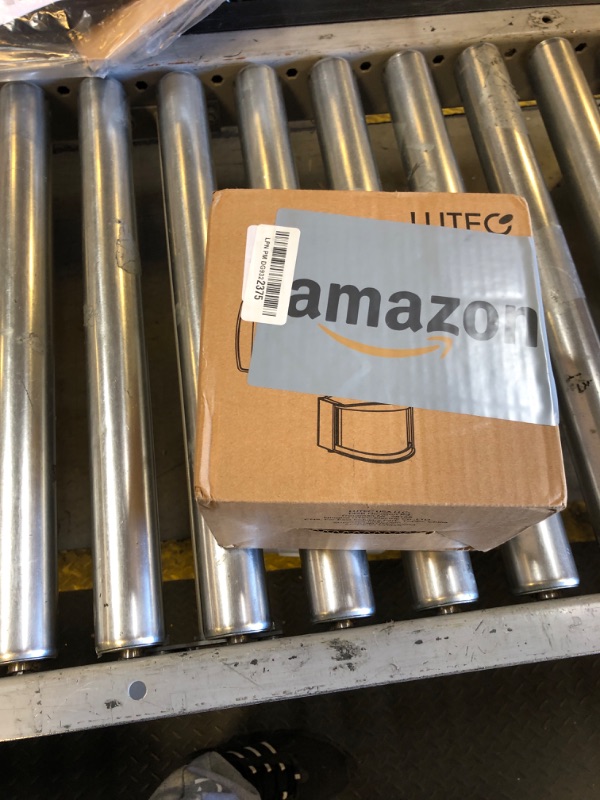 Photo 1 of LUTEC 38W 3500 Lumen LED Motion Activated Integrated Dual-Head Floodlight Outdoor with Motion Sensor, 5000K Daylight, Dusk to Dawn, Exterior Security Wall Light for Patio, Garden, Yard(White)