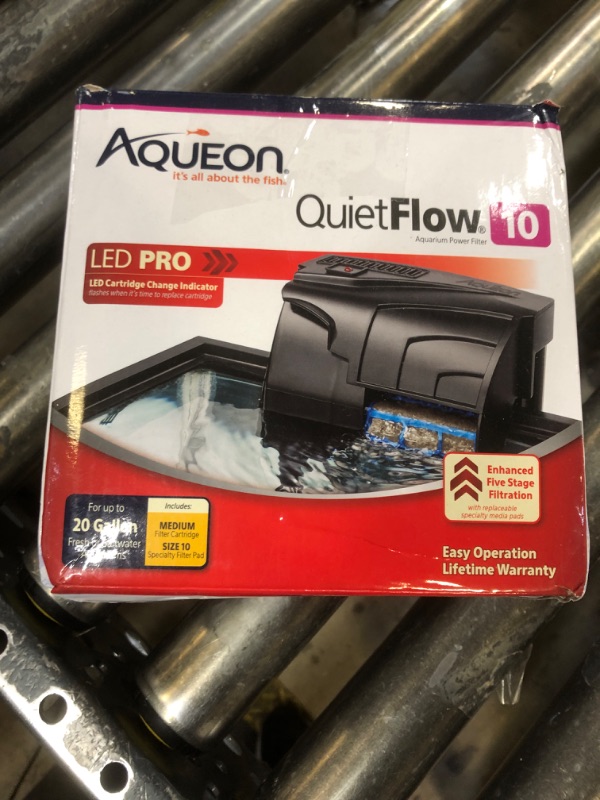 Photo 2 of Aqueon QuietFlow LED PRO Aquarium Power Filter