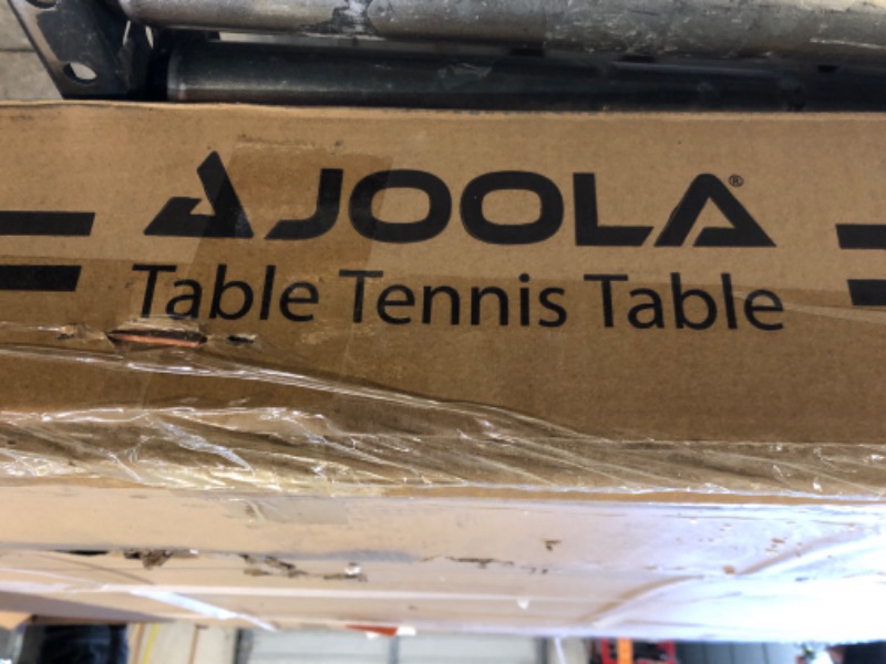 Photo 2 of DAMAGED BOX/UNABLE TO TEST ******JOOLA NOVA - Outdoor Table Tennis Table with Waterproof Net Set - Quick Assembly - All Weather Aluminum Composite Outdoor Ping Pong Table - Tournament Quality - Indoor and Outdoor Compatible