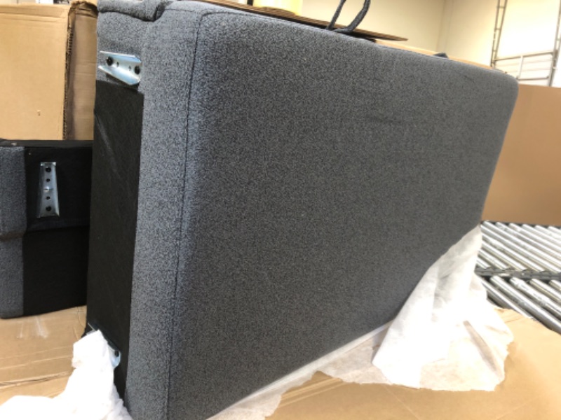 Photo 1 of GREY OTTOMAN (UNKNOWN SIZE)