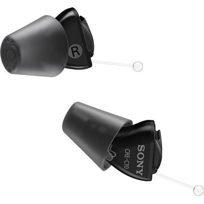 Photo 1 of Sony - Discreet OTC Hearing Aids with Replaceable Batteries, Self-Fitting CRE-C10 - Black
