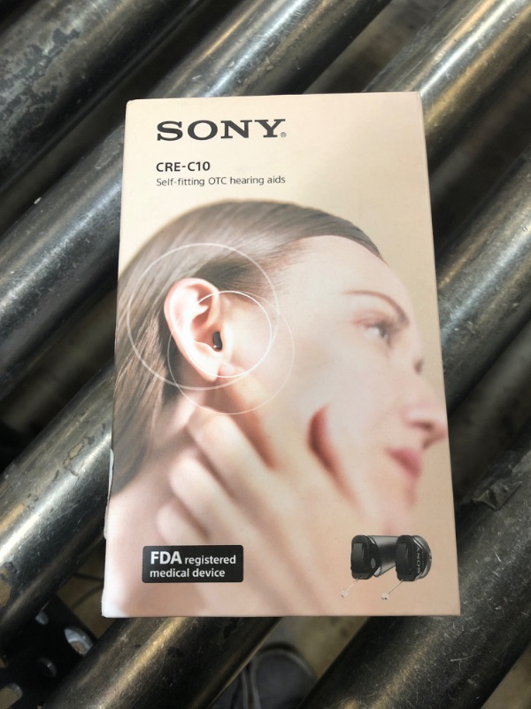 Photo 6 of Sony - Discreet OTC Hearing Aids with Replaceable Batteries, Self-Fitting CRE-C10 - Black
