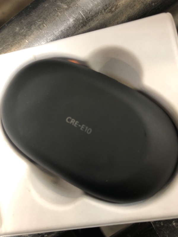 Photo 3 of Sony CRE-E10 Self-Fitting OTC Hearing Aids for Mild to Moderate Hearing Loss, Prescription-Grade Sound Quality, Comfortable Earbud Design, Bluetooth Enabled for iOS, and Rechargeable Battery, Black