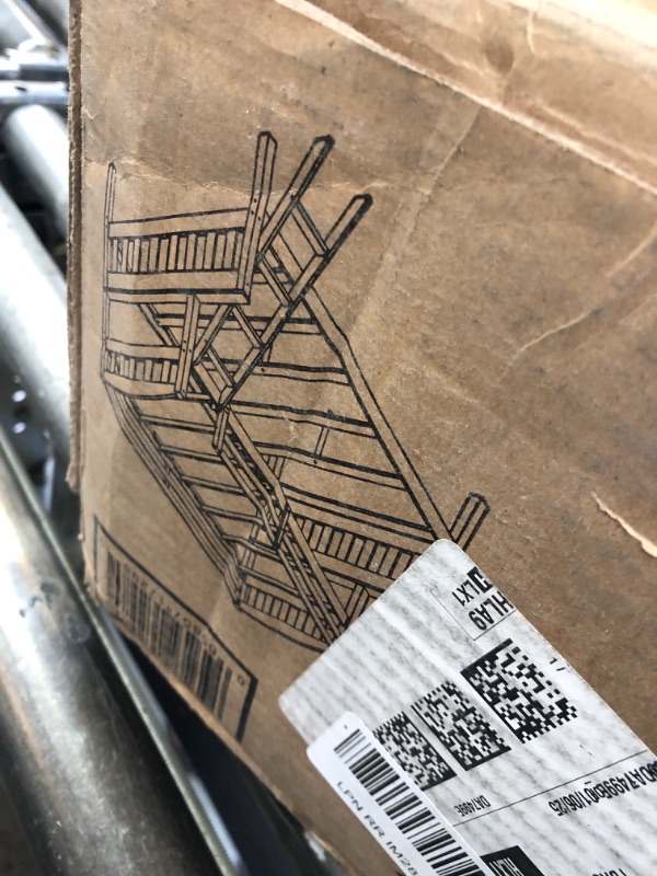 Photo 1 of DHP Airlie Convertible Wood Bunk Bed, Stackable and Detachable Bed Frames for Kids and Teens, with Angled Ladder, High Guardrail, Wood Slats, No Boxspring Required, Twin-Over-Full, Espresso