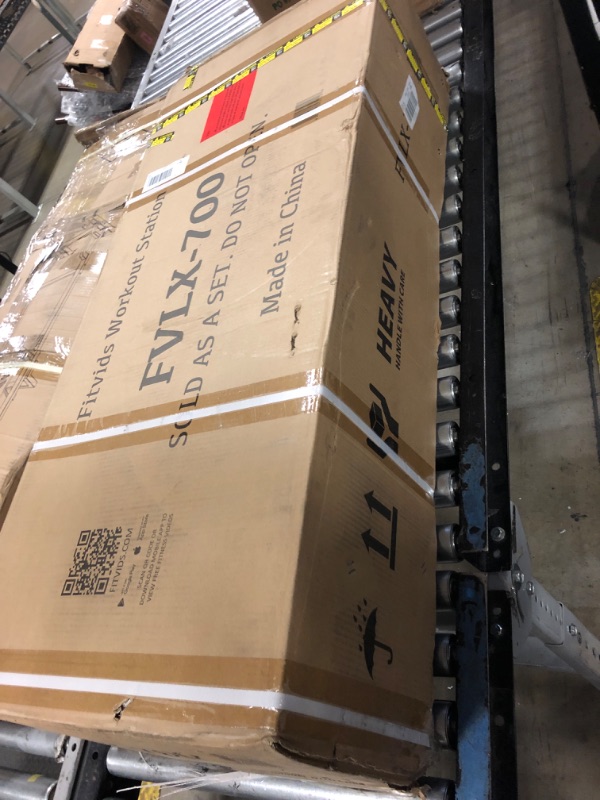 Photo 1 of Signature Fitness Multifunctional Home Gym System Workout Station with 15 Resistance Levels, Comes with Resistance Bands and Floor Mats, M700