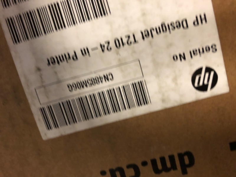 Photo 1 of HP DesignJet T210 Large Format 24-inch Color Plotter Printer, Includes 2-Year Warranty Care Pack (8AG32H),Black