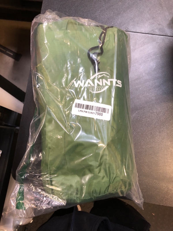Photo 1 of WANNTS Double Sleeping Pad, Ultralight Inflatable Sleeping Pad for Camping, Built-in Pillow, Ultimate for Camping, Hiking - Airpad, Carry Bag, Repair Kit - Compact & Lightweight Camping Pad(Green)