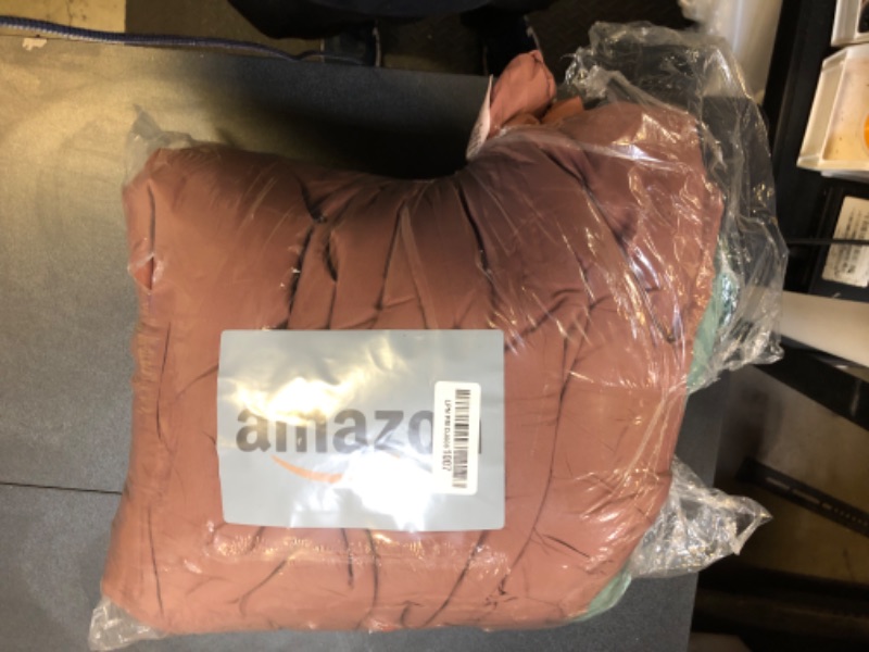 Photo 1 of KAREVER Brick Red Comforter Set Twin Clay Color Bedding Set Women 3 Pieces Brown Marsala Color Blanket Set Solid Brick Red Comforter Set Twin Dark Red Comforter Set