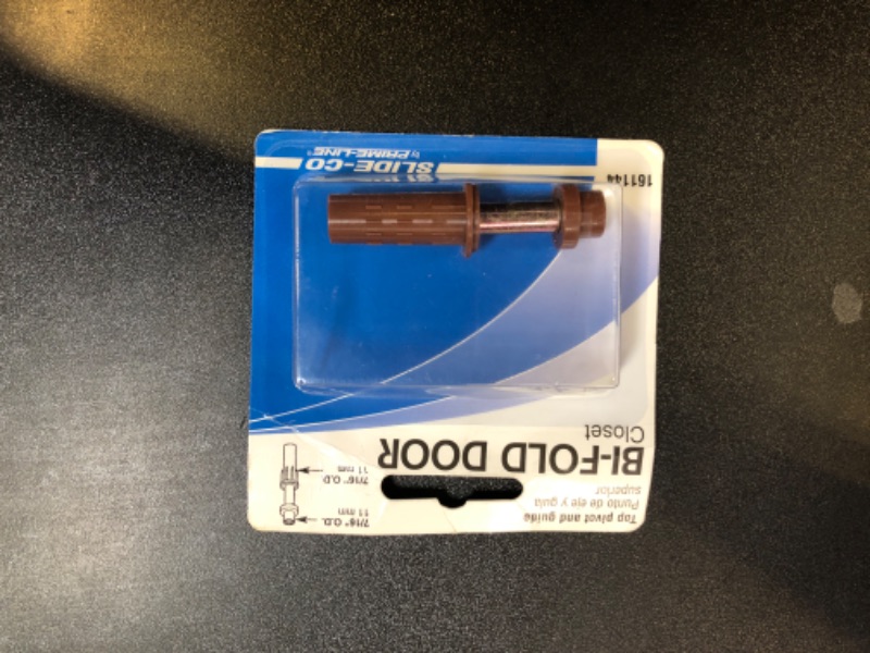 Photo 1 of Prime-Line Slide-Co Brown Steel Pivot and Guide 1 pk