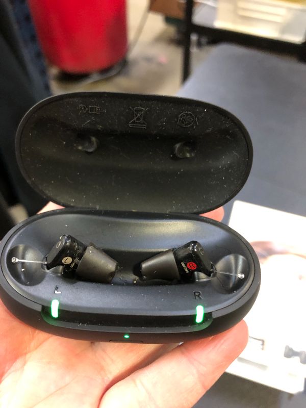 Photo 3 of Sony CRE-C20 Self-Fitting OTC Hearing Aids for Mild to Moderate Hearing Loss, Prescription-Grade Sound Quality, Compact Virtually Invisible Design, Customizable App, and Rechargeable Battery