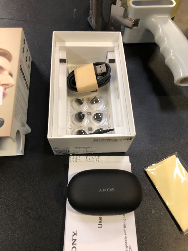 Photo 2 of Sony CRE-C20 Self-Fitting OTC Hearing Aids for Mild to Moderate Hearing Loss, Prescription-Grade Sound Quality, Compact Virtually Invisible Design, Customizable App, and Rechargeable Battery