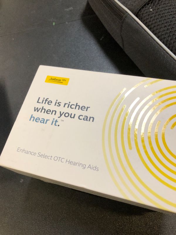 Photo 4 of Jabra Enhance Select 500 OTC Hearing Aids, Audiology Team Care Included, Bluetooth LE Audio & Bluetooth Streaming for Calls, Music, Media (iOS/Android), Nearly Invisible & Comfortable - Gold