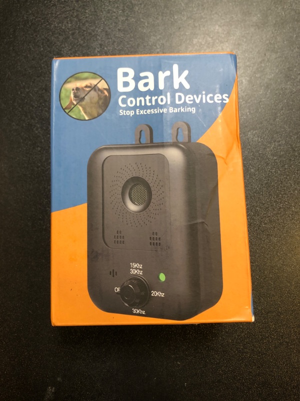 Photo 1 of Anti Barking Devices, Auto Barking Control Devices with 3 Modes, Effective Stop Barking Dog Devices for Indoor & Outdoor Use, Rechargeable Ultrasonic Dog Bark Box Barking Deterrent Devices