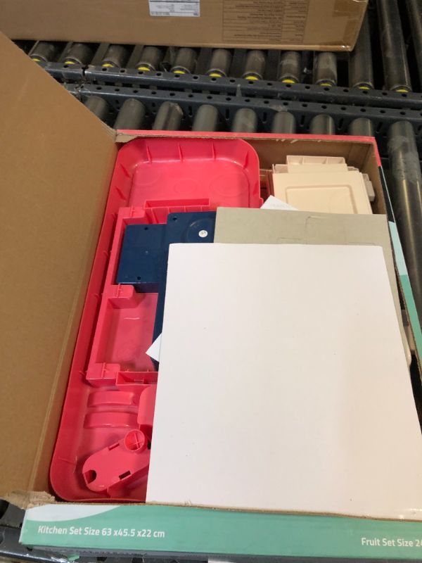 Photo 1 of Surefect - Kitchen Play Set with Accessories- Mini Kitchen Set with Realistic Light Sound Steam Simulation- Indoor Games Cooking Playset with Water Outlet- Toys for Toddlers Children & Girls