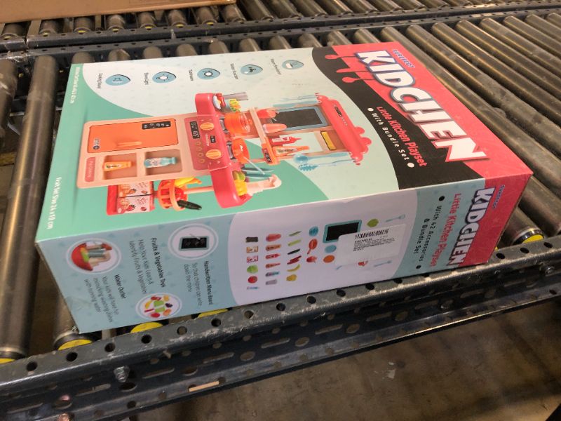 Photo 1 of Surefect - Kitchen Play Set with Accessories- Mini Kitchen Set with Realistic Light Sound Steam Simulation- Indoor Games Cooking Playset with Water Outlet- Toys for Toddlers Children & Girls